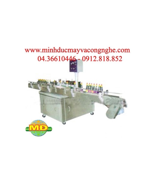 Máy dán nhãn chai tự động: chai vuông, chai tròn