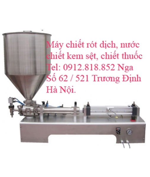 Máy chiết rót dịch, nước chiết kem sệt, chiết thuốc