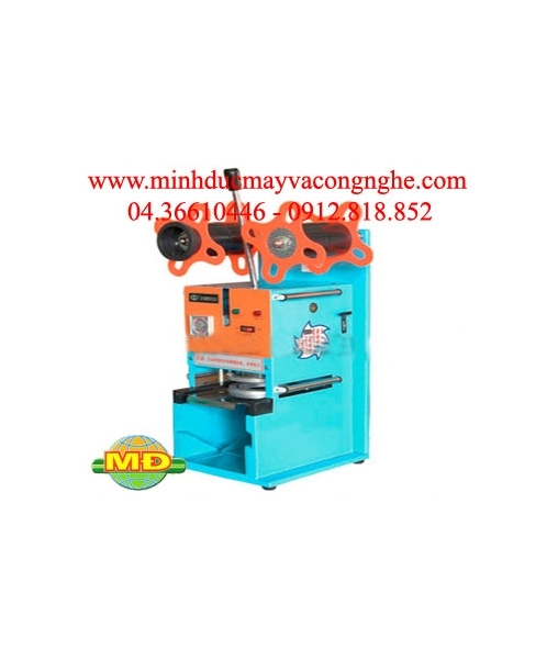 Máy dán cốc trà sữa trân châu