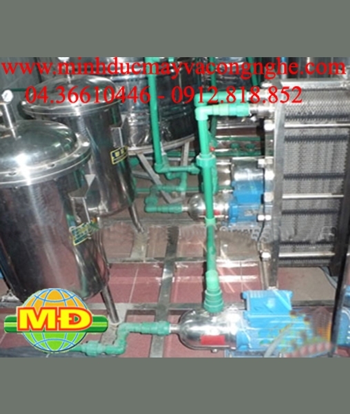 Máy trao đổi nhiệt nước trà xanh