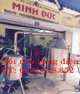Nồi nấu rượu bằng điện